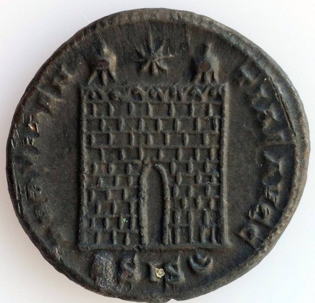 羅馬帝國 （省）. 君士坦丁大帝 (AD 306-337). Follis Siscia - PROVIDENTIAE AVGG  (沒有保留價) #4.3
