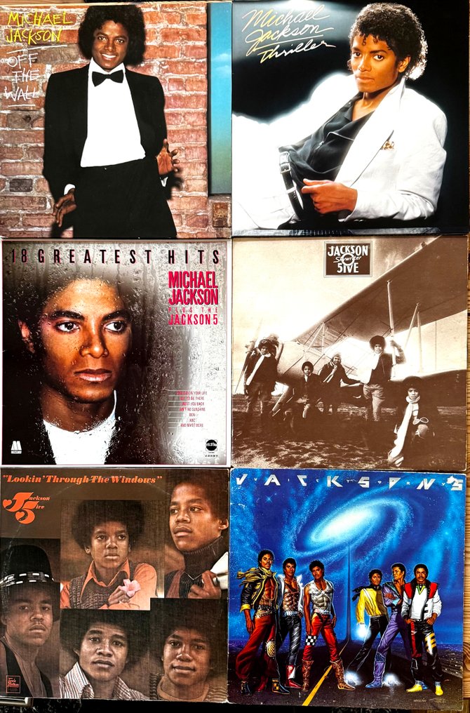 Michael Jackson, Michael Jackson & Related - 6 great records from Michael Jackson & The Jacksons - Disco in vinile - 1972 #1.0