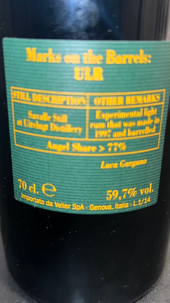 Uitvlugt 1997 Velier - ULR - Demerara - b. 2014 - 70cl #3.2