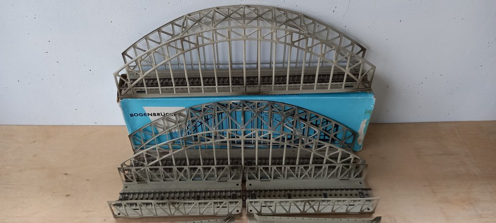 Märklin H0 - 7163/7167/7168/7161 - Bridges (10) - Batch of 10, metal bridges #2.1