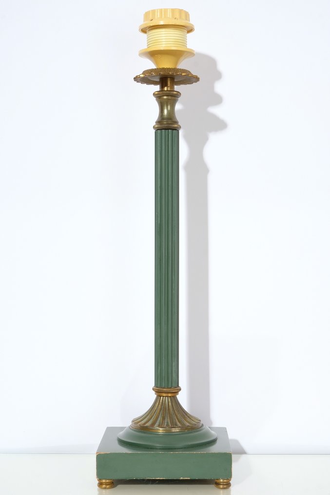 Authentieke Tafellamp - Jaren 50/60 - Table lamp - Brass #3.2