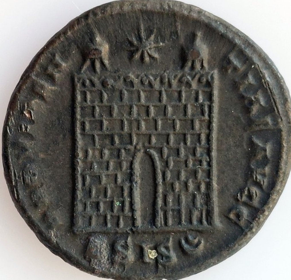 羅馬帝國 （省）. 君士坦丁大帝 (AD 306-337). Follis Siscia - PROVIDENTIAE AVGG  (沒有保留價) #1.0