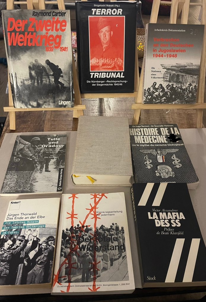 德国 - 九战时书籍合集——二战战争罪行、纽伦堡审判与抵抗 - 军用配件 #1.0