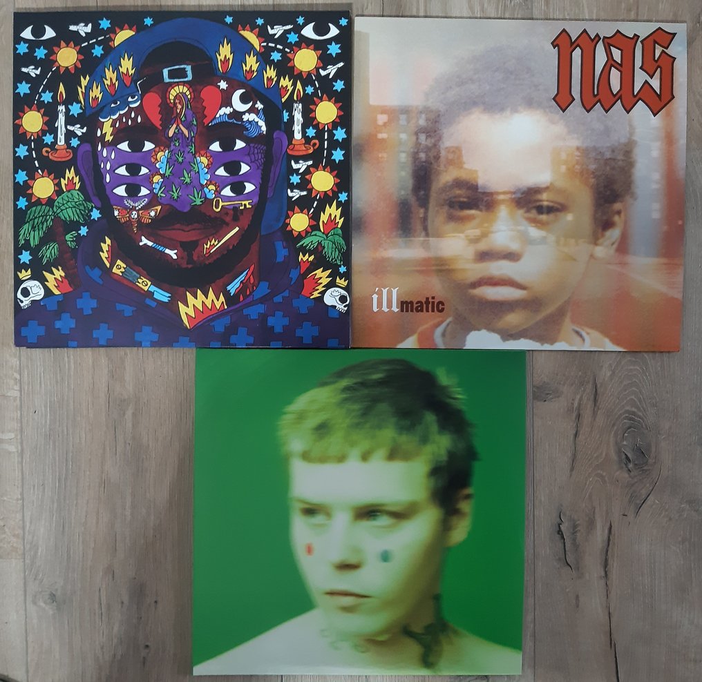 Kaytranada, Nas, Yung Lean - 99.9% / Illmatic / Starz - Titoli vari - Album 2 x LP (album doppio) - 2016 #1.0