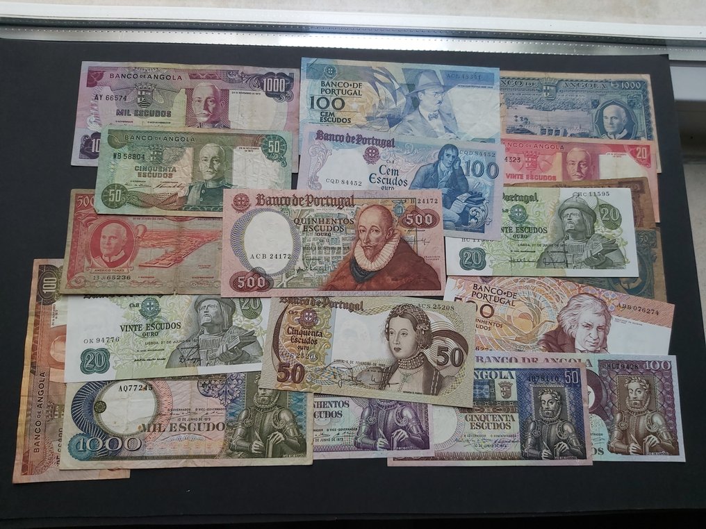 Portugal and colonies. - 28 banknotes - various dates  (No Reserve Price) #1.0