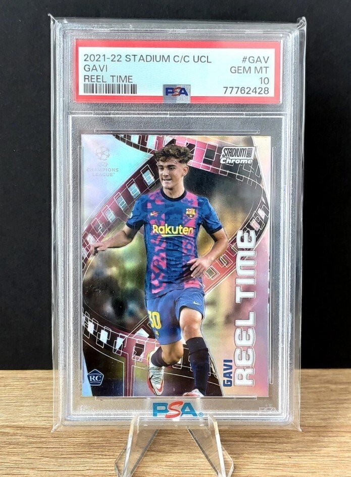 2021/22 Topps Stadium Club Gavi - Reel Time - PSA 10 Graded card #2.1