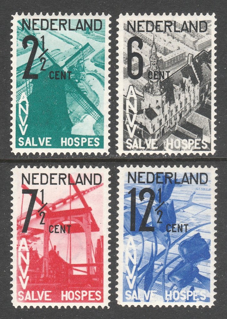 荷兰 1932 - A.N.V.V. - NVPH 244/247 #1.0