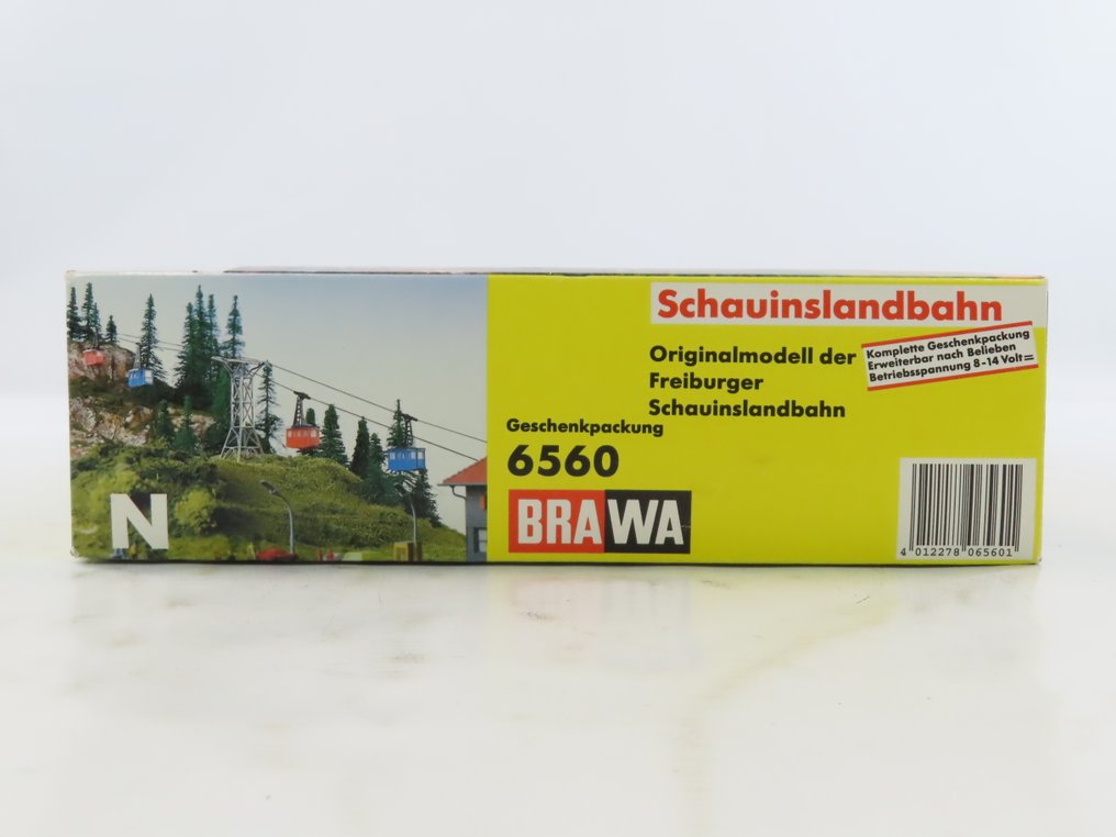 Brawa N - 6560 - Edificios de modelismo ferroviario (1) - Teleférico con 4 góndolas #4.3