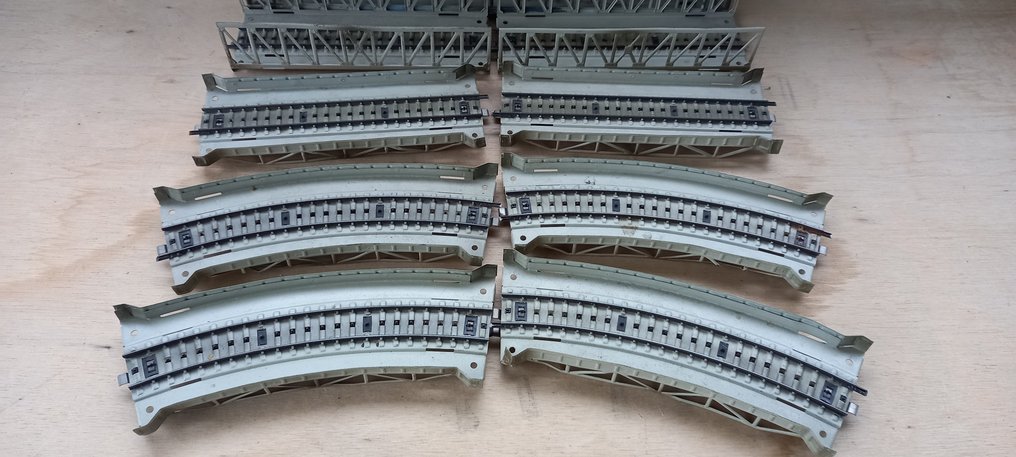 Märklin H0 - 7163/7167/7168/7161 - Bridges (10) - Batch of 10, metal bridges #4.3