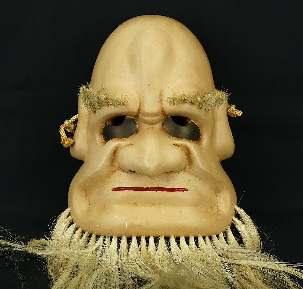 日本能乐面具 - 木 - Omoikane (没有保留价) #2.1