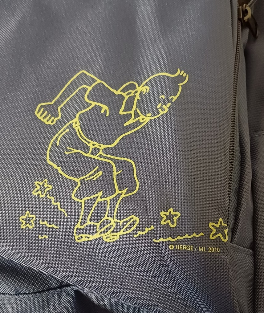 Tintin - 2 Toiles Tintin Le Lotus Bleu + Sac à dos Tintin - 3 Album - First edition - 2010/2013 #4.3