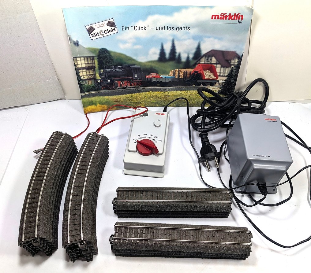 Märklin H0 - 24130 - 模型火車軌道 (23) - C轨道椭圆，配有数字驾驶控制器和变压器 #1.0