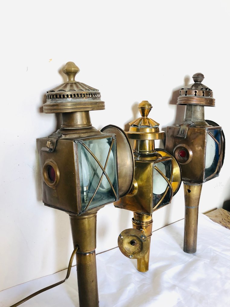 Lantern (3) - carriage - Brass - Victorian style #2.1