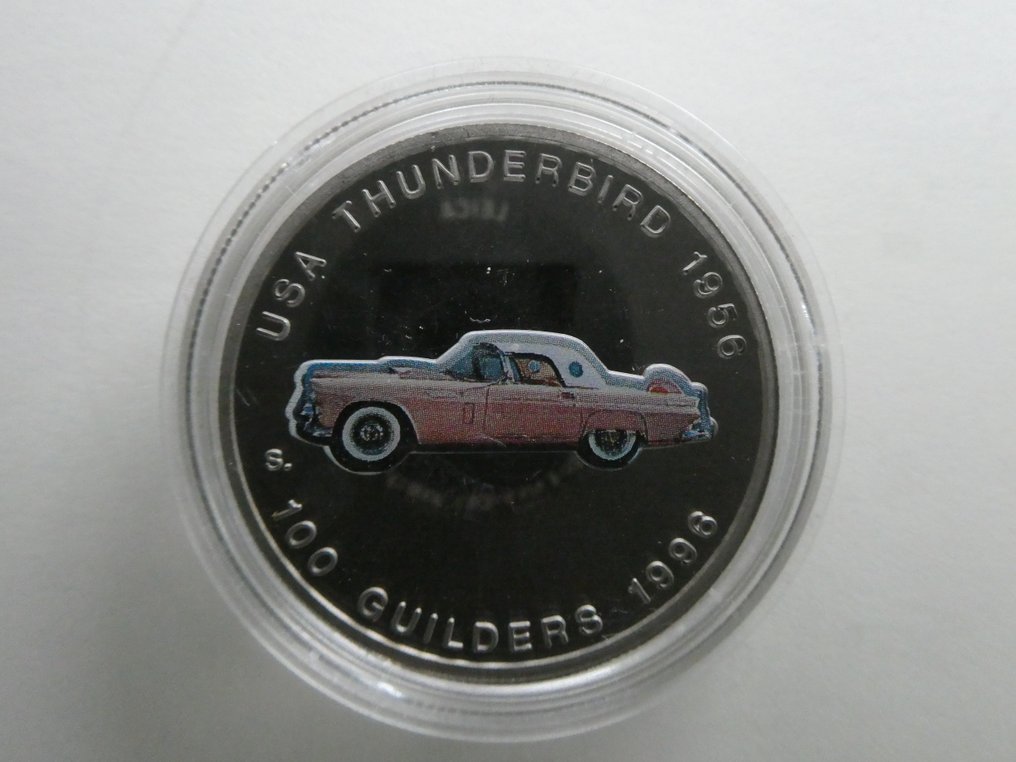 Suriname. 100 Gulden 1996 Schaarse Thunderbirds, 2 stuks  (No reserve price) #4.3