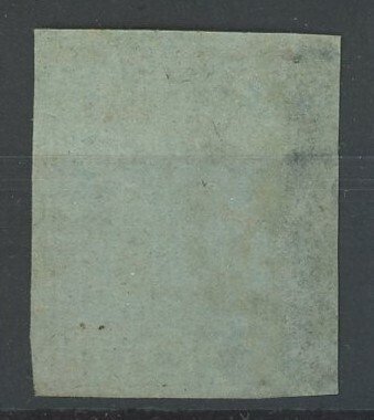 Αρχαία ιταλικά κράτη -  Τοσκάνη 1851 - Μαρτσόκο, Λέον Mediceo και κορώνα, 2 τρελές γαλάζιες γκρίζες πάνω σε γαλάζιο που έχει - Sassone n.5b #1.0