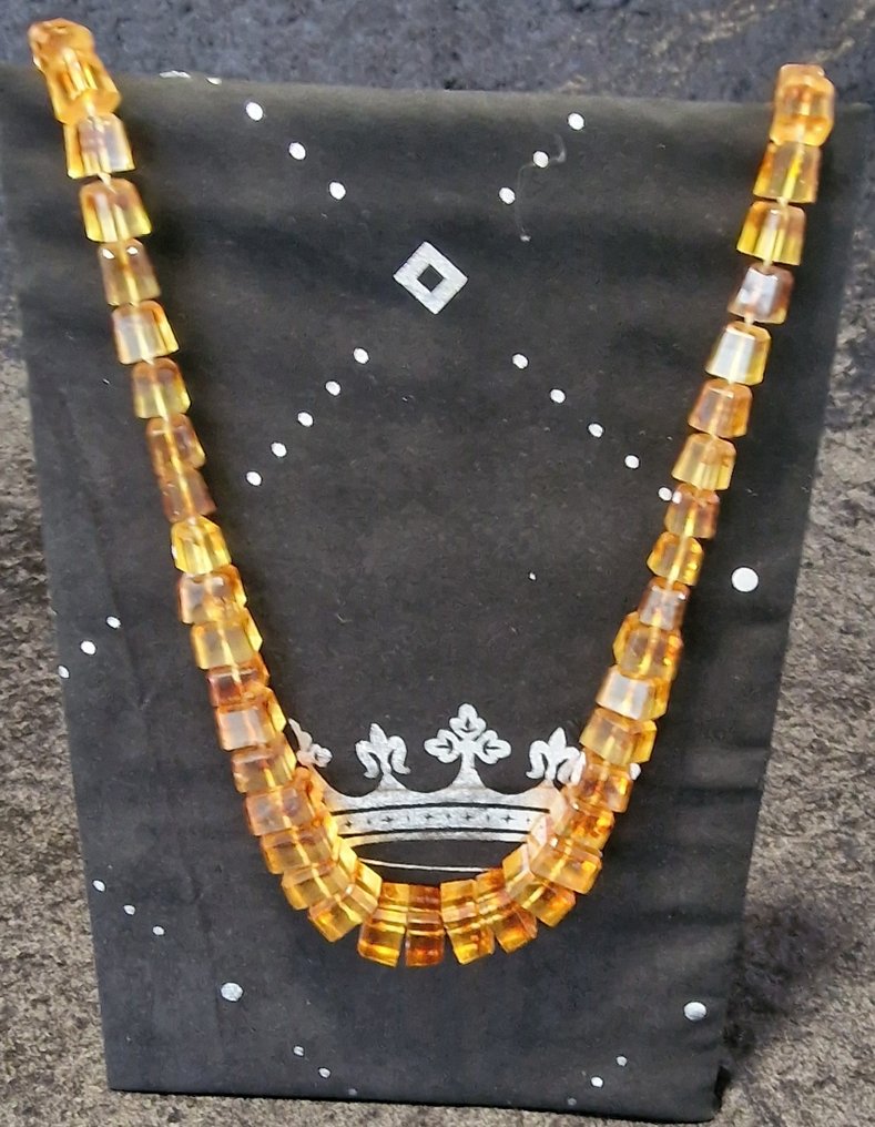 Chihlimbar - Chihlimbar - HONIG-Block-Collier - 37 cm - 0 cm (Fără preț de rezervă) #1.0