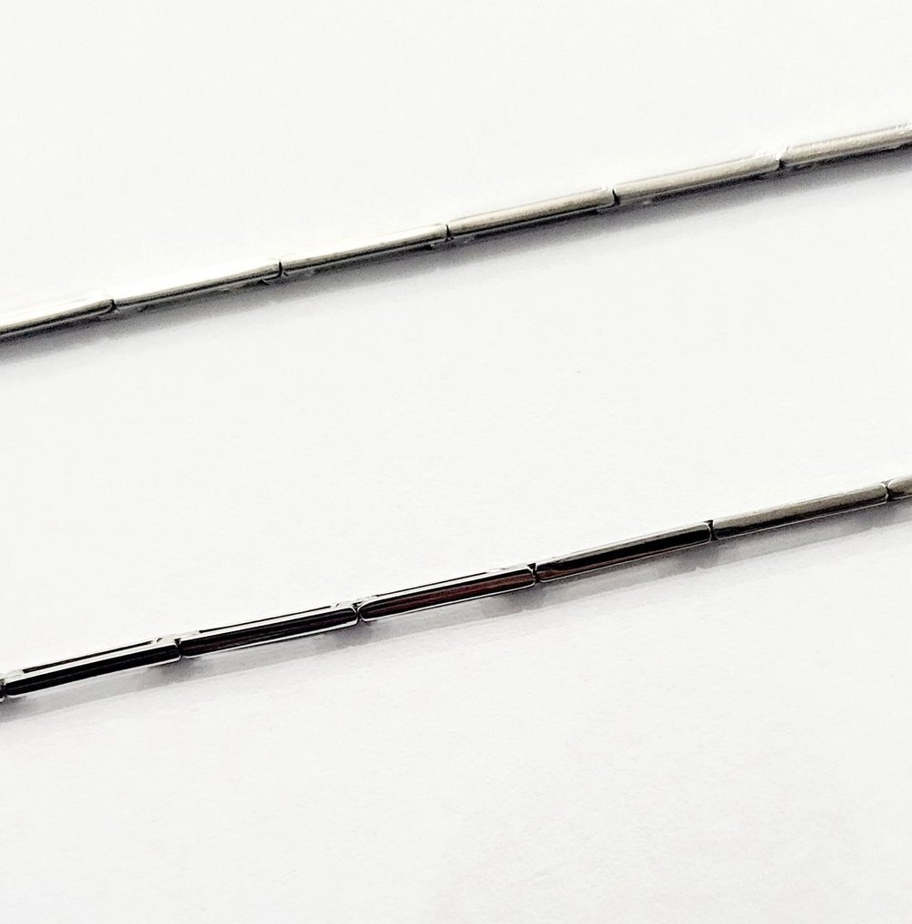 Κολιέ κολάρο - 18 καράτια Λευκός χρυσός -  0.25ct. tw. Διαμάντι (Φυσικό)  - Κατασκευασμένο στην Ιταλία #4.3