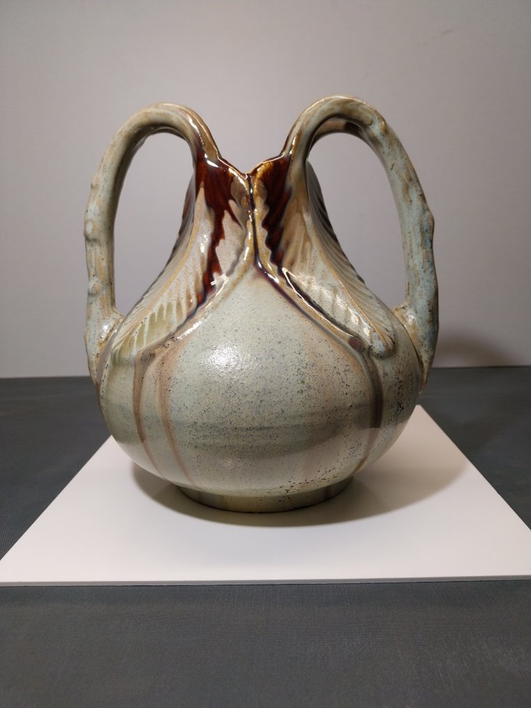 faïenceries de Thulin - Vase -  Model number 77 - Earthenware #1.0