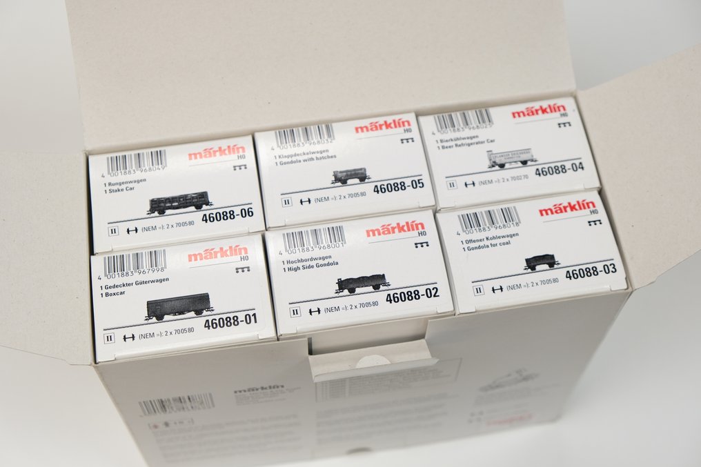 Märklin H0 - 46088 - Modeltog godsvogn sæt (1) - DRG #1.0