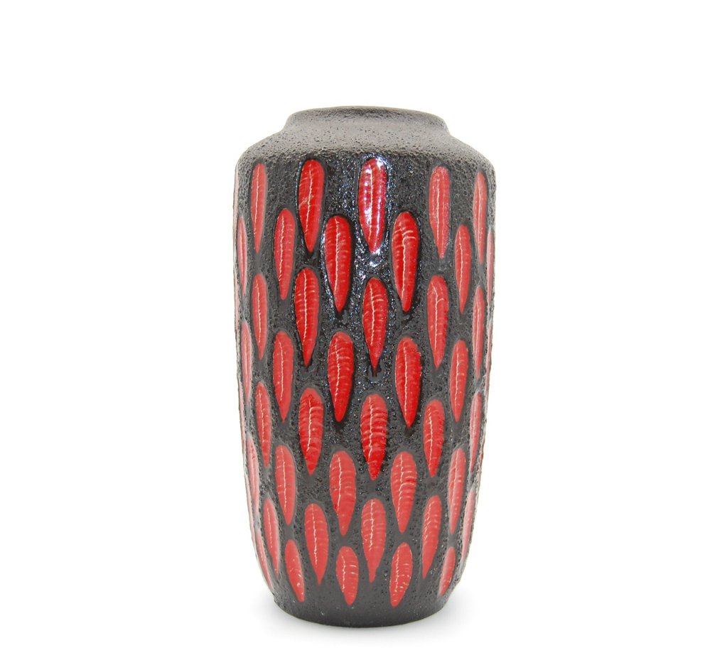Scheurich - H. 37cm - 花瓶  - 陶瓷 - Fat Lava / Erdbeer Design #2.1