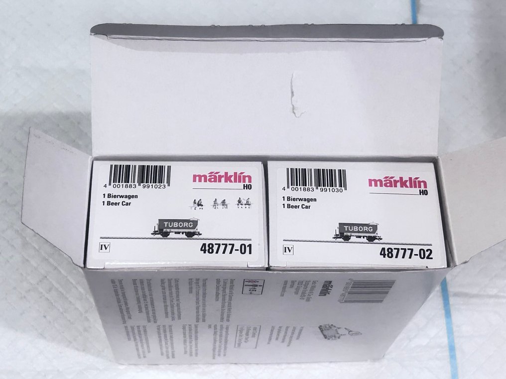 Märklin H0 - 48777 - Σετ τρένου μοντελισμού μεταφοράς εμπορευμάτων (1) - Όχημα μπύρας 'Tuborg' - DSB #1.0