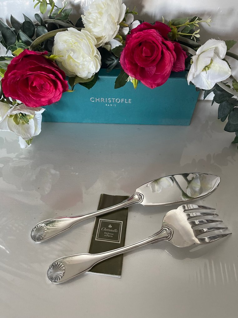 Christofle - 食魚餐具組 - Modèle Vendôme Arcantia - 银色金属 #3.2