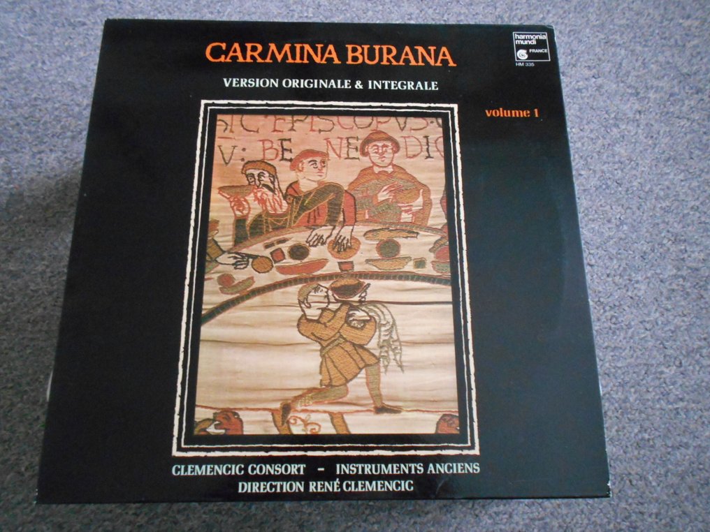 Clemencic Consort - Multiple artists - Harmonia Mundi: Carmina Burana, Volume 1-5, Clemencic Consort, Clemencic - Multiple titles - LP Albums (multiple items) - Unknown pressing - 1979 #1.0