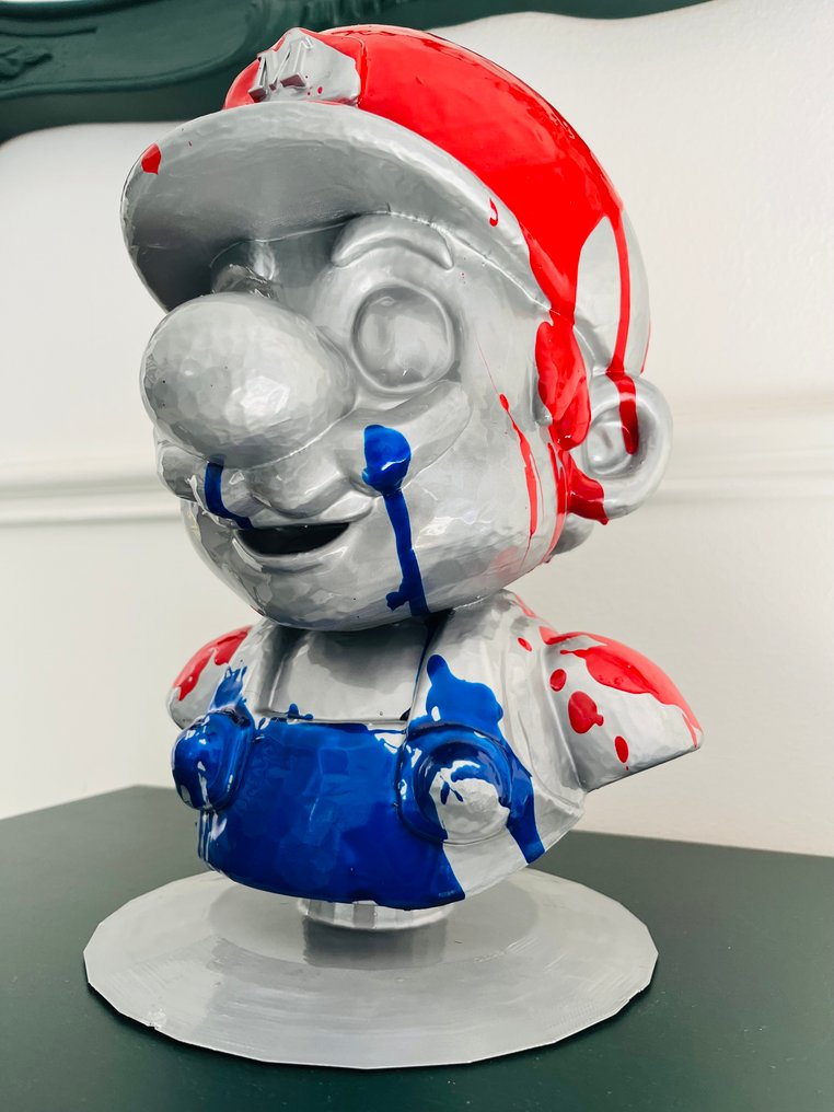 Statuetta - Super Mario pop art - Plastica #2.1