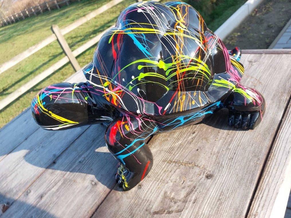 Statua, large  turtle - 22 cm - polyresin #3.2