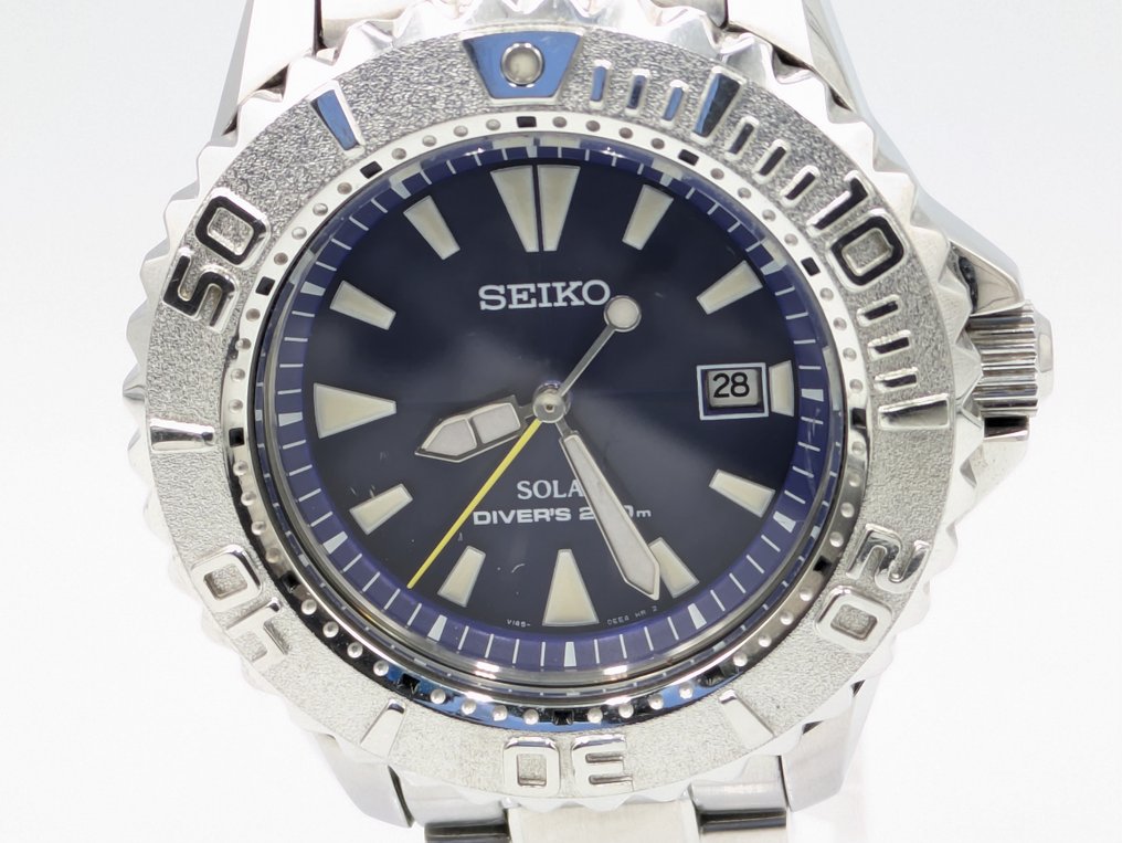 Seiko - Solar Diver - Zonder Minimumprijs - V145-0CC0 - Heren - 2010-2020 #1.0