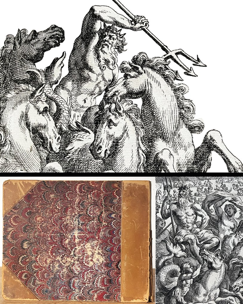 Schoder - Imaginum formis recens exhibita ... Aenea Virgilano [ERSTAUSGABE, 51 Plates] - 1688 #1.0