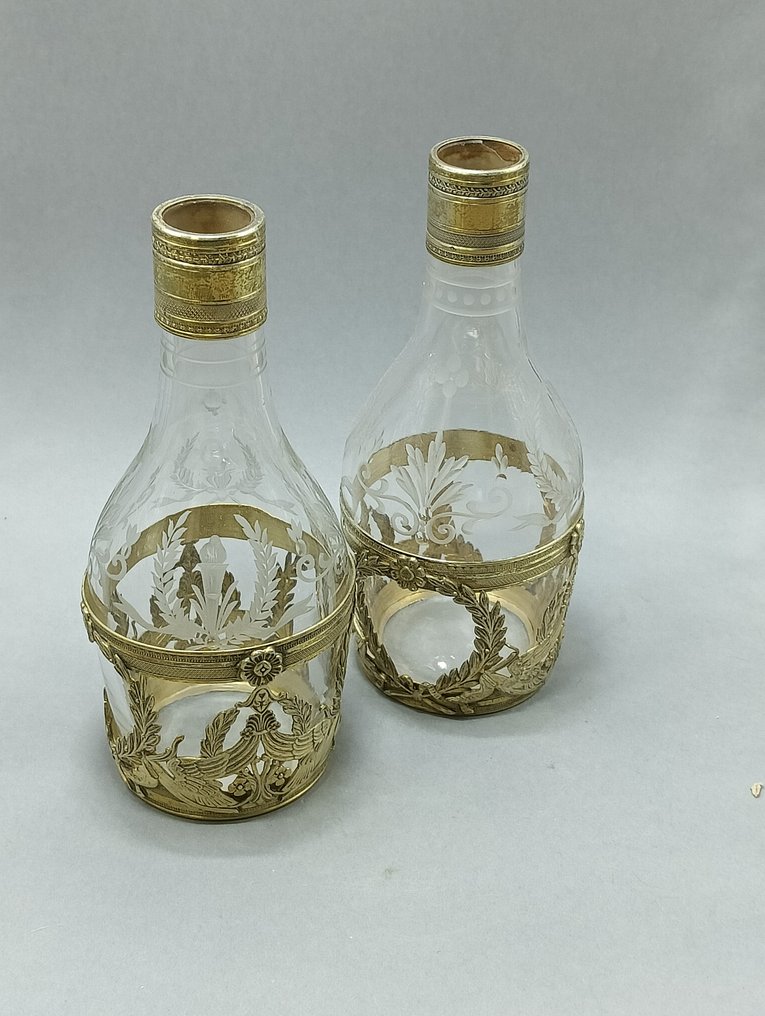 A. RISLER & CARRÉ – PARIS - Kancsó (2) - .950 ezüst - likőrösüveg #2.1