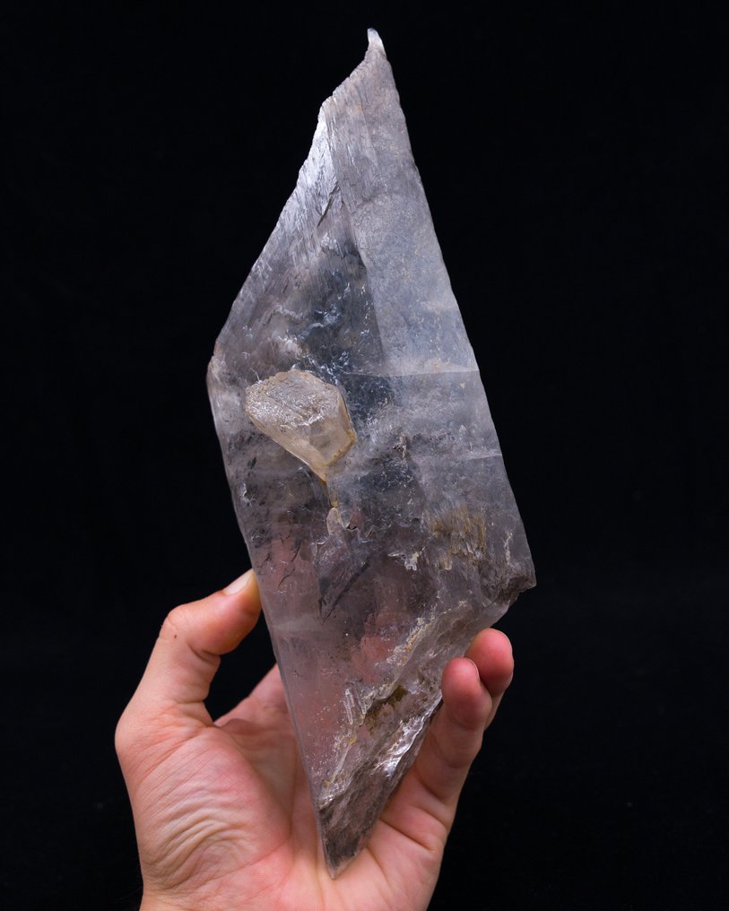 HUGE Gypsum Var.Selenite RARE LOCALITY Specimen!!! - Height: 24 cm - Width: 8.8 cm- 949 g - (1) #3.2