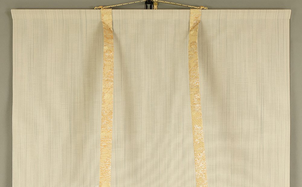 Red Mt. Fuji, Misty Mountains, and Cattle Standing in Pasture with Original Box (Tomobako) - with signature and seal 'Chikashige' 親重 - 日本 #3.2