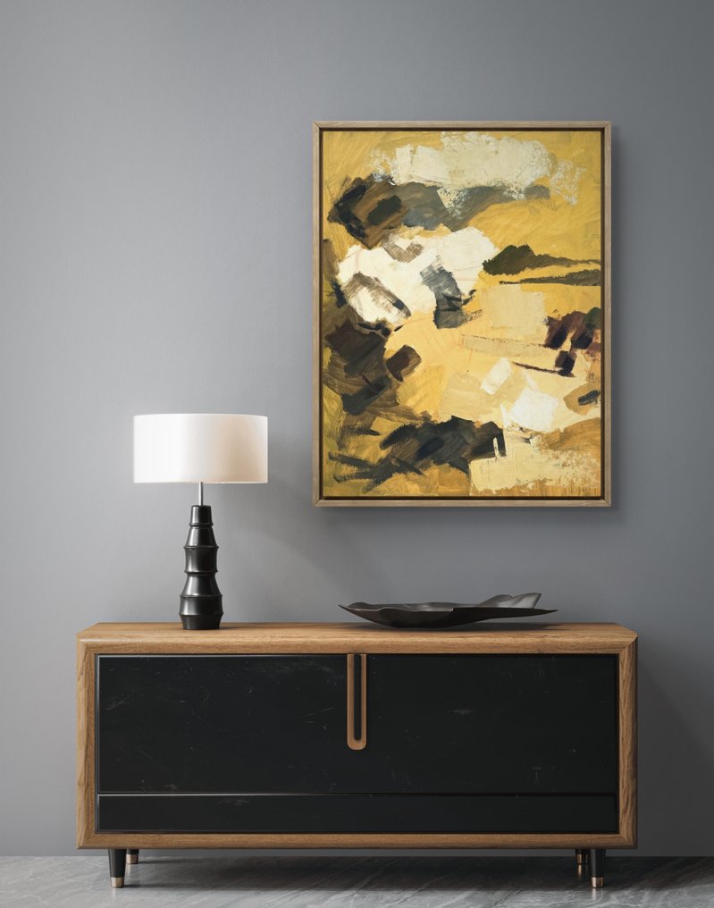 René Mels ( 1909-1977) - Abstraction lumineuse circa 1958 #3.2