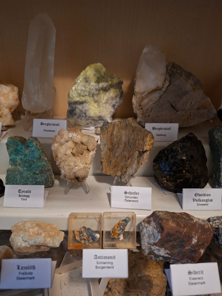 Mineraliensamling ca 30 stykker- 2000 g #2.1