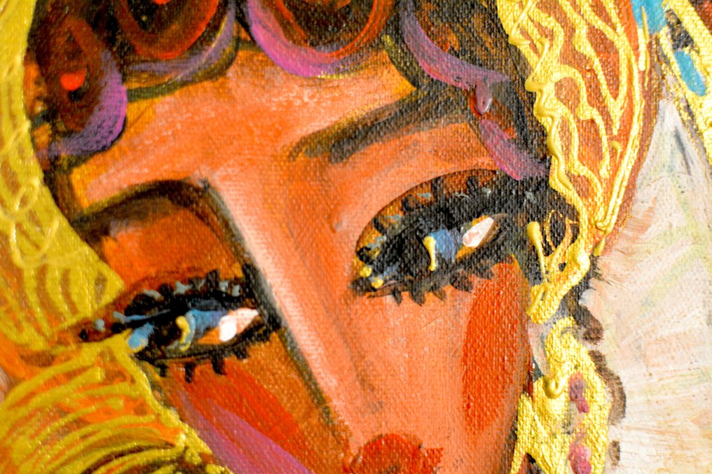 Hrasarkos (1975) - Vibration Solaire-Technique mixte sur toile Avec châssis #3.2