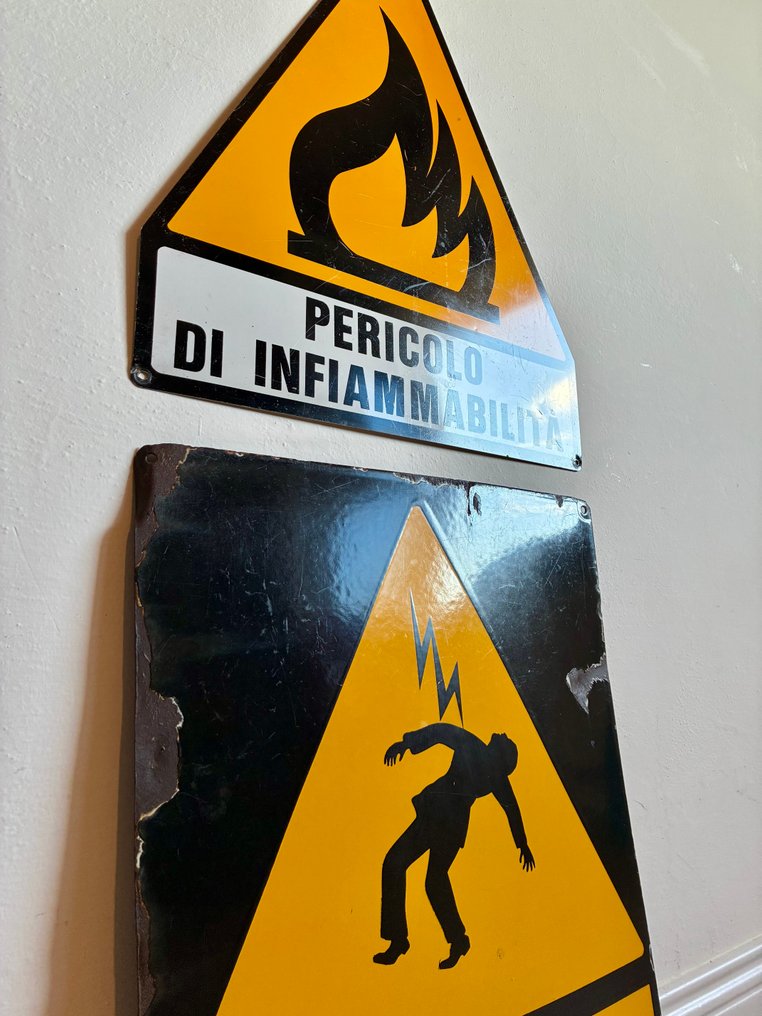 Panneaux de danger - Enseigne en émail (3) - Fonte #3.2