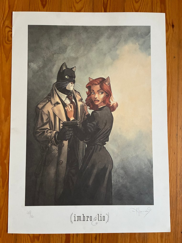 Guarnido, Juanjo - 1 Offset Print - Blacksad #1.0