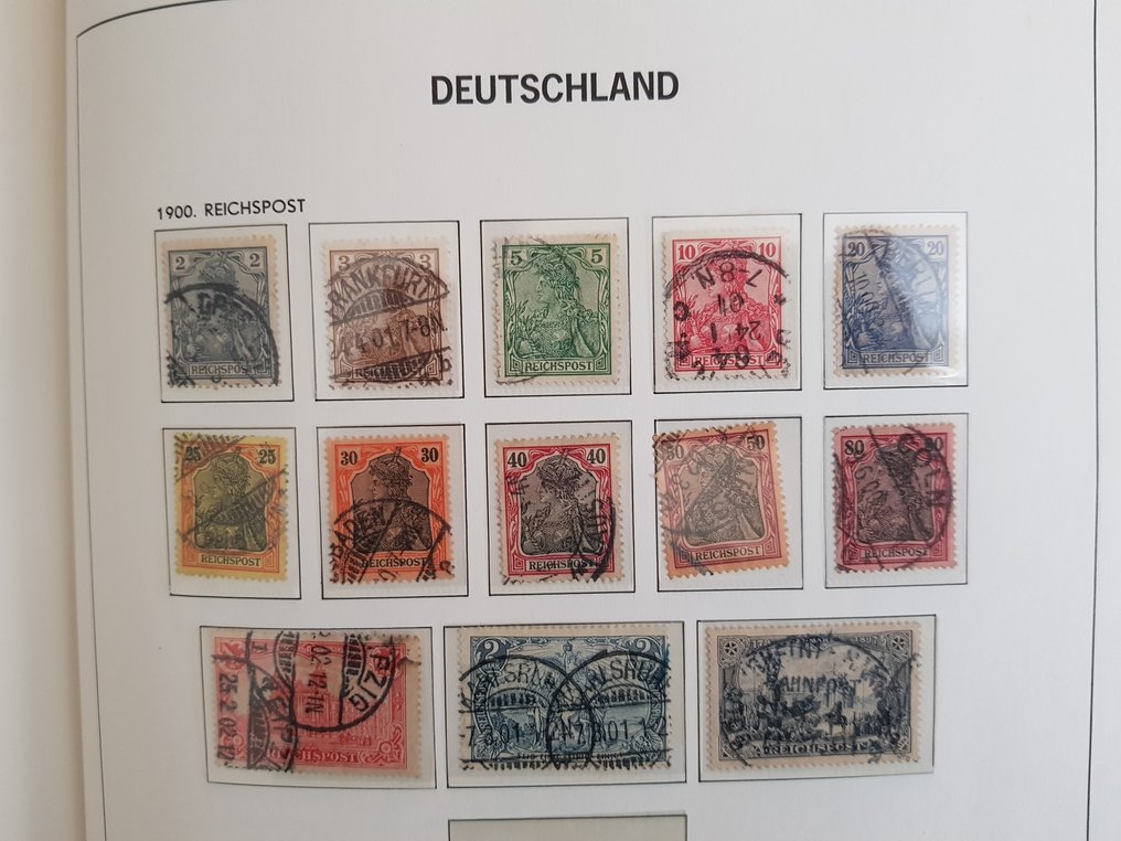 德意志帝國 1872/1945 - 收藏在相册中。 #4.3
