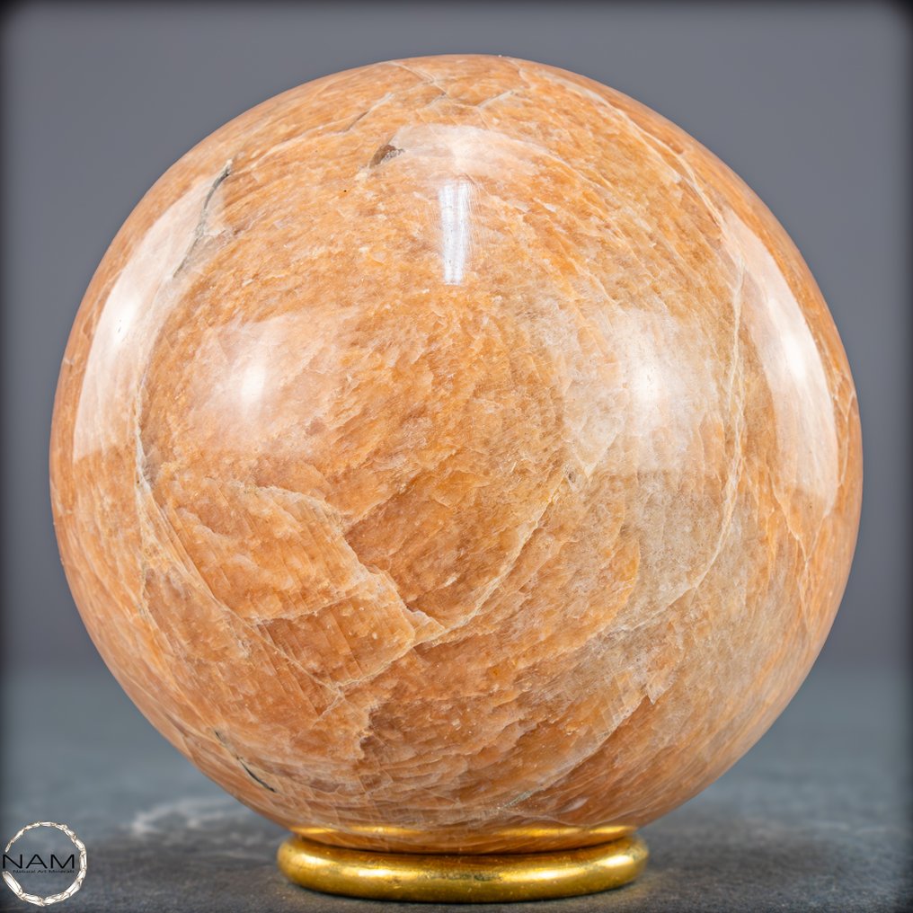 Μοναδική σφαίρα από ροζ περγαμηνίτη – Ήπια λάμψη και θηλυκή κομψότητα- 1030.42 g #4.3