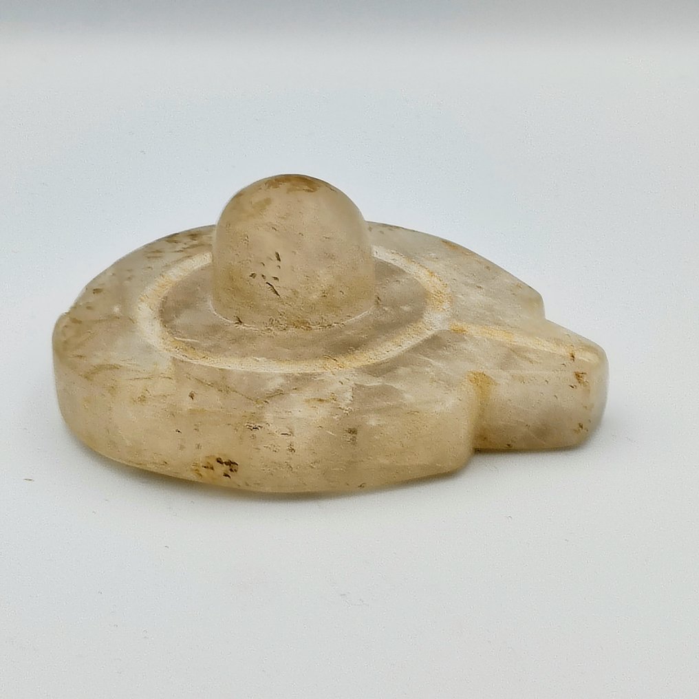 古代高棉 岩石水晶 Yoni 和 Lingam - 生育护符 - 61 mm #4.3