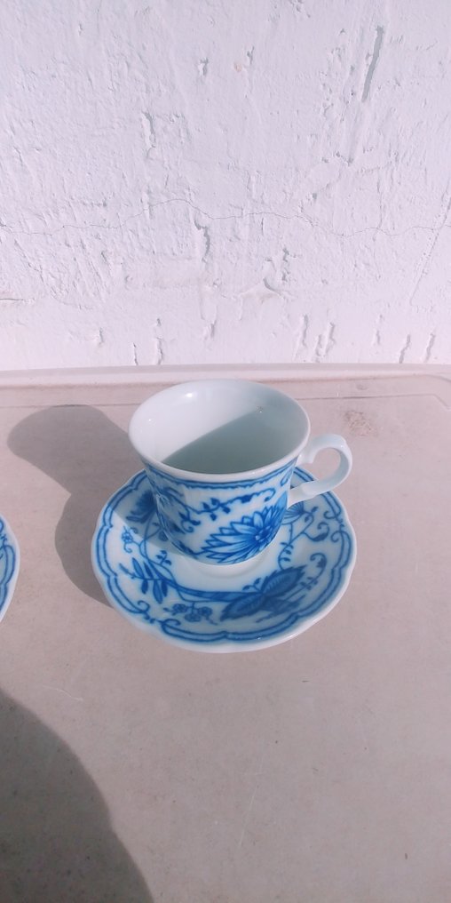 Thun - Kahviastiasto (9) - Posliini - Set Bricco kahvia ja lattea. #3.2