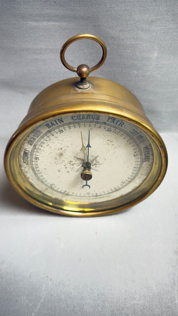 Nautiske objekter - Dubois & Casse - Støpt messing- Maritime Barometer #1.0