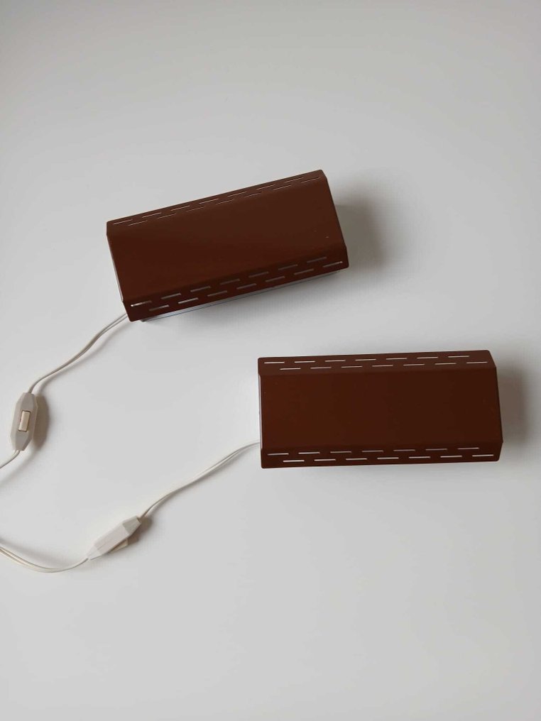 Væglampe (2) - Metal - Vintage #1.0