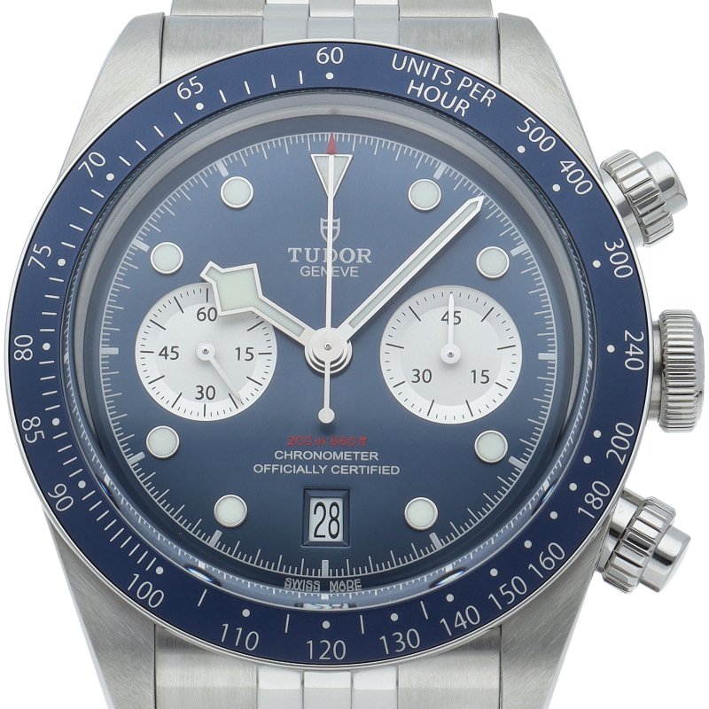Tudor - Black Bay Chronograph Watch Jubilee Blue Boutique Exclusive - M79360B-0002 - Herre - 2020+ #1.0