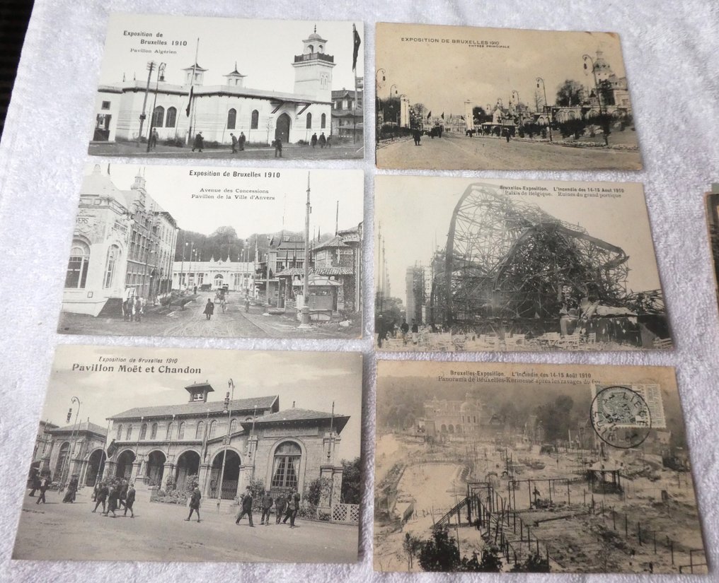 Belgien - Brussel Expo 1910 och 1935 - Vykort (330) - 1935-1910 #1.0