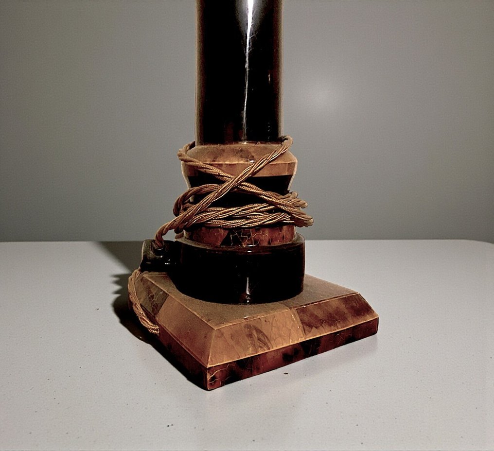 Tafellamp - Canvas - Lamp in impero-stijl #4.3