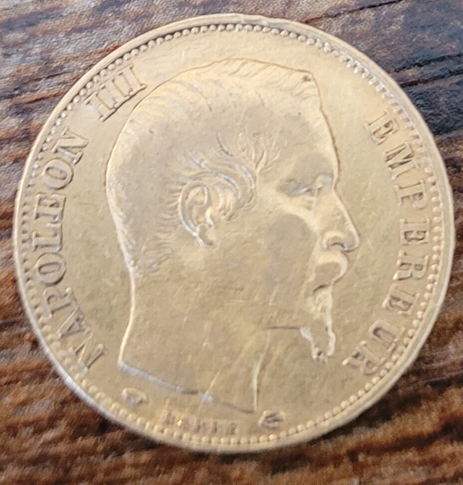 Γαλλία. Napoléon III. 20 Francs 1857-A, Paris #1.0