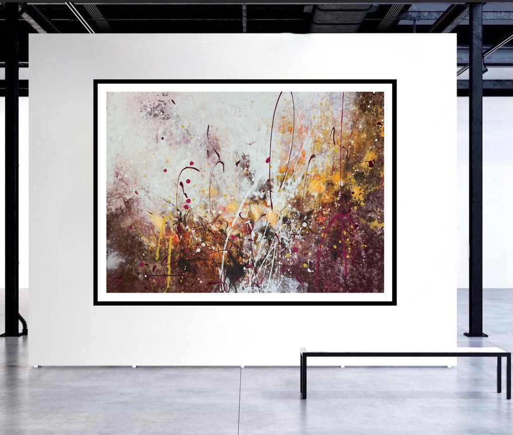 Dam Domido - Les blés au mois d’aout - 150 x 95 cm - No reserve price #1.0